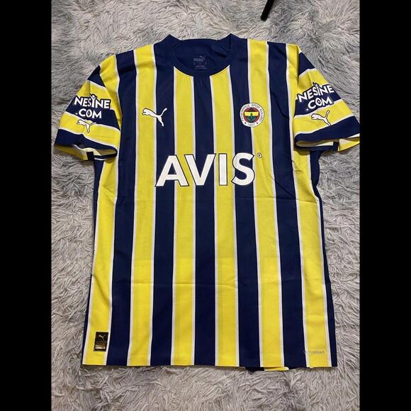 FENERBAHCE 2022/23 PRO VERSION HOME Match Issue Jersey+Shorts Super Lig Turkey - Picture 2 of 9